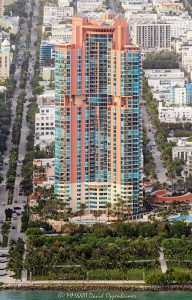 Portofino Tower in South Beach Aerial View
