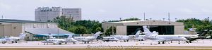 Private Jets at Palm Beach International Airport in West Palm Beach, Florida