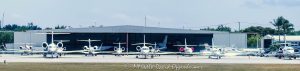 Private Jets at Palm Beach International Airport in West Palm Beach, Florida