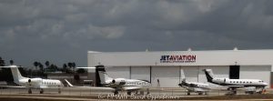 Private Jets at Palm Beach International Airport in West Palm Beach, Florida