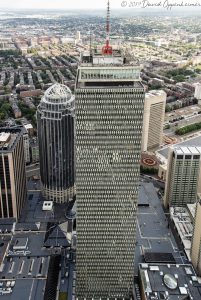 Prudential Tower Building Boston Aerial