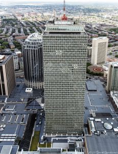 Prudential Tower Building Boston Aerial