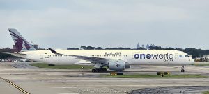 Qatar Airways Oneworld Airbus A350-1000 A7-ANE at Atlanta Airport Qatar Airways Oneworld Airbus A350-1000 A7-ANE taxis at Hartsfield-Jackson Atlanta International Airport in Atlanta, Georgia. The widebody passenger jet is an Airbus A350-1041, manufacturer serial number 141, wearing the distinctive oneworld alliance livery and powered by Rolls-Royce Trent XWB-97 engines – © 2026 David Oppenheimer – Performance Impressions photography archives https://performanceimpressions.com Qatar Airways, Qatar Airways A350, Qatar Airways A350-1000, Qatar A350, Qatar A350-1000, Qatar Airways Oneworld, Qatar Oneworld, Qatar Oneworld livery, Qatar Airways Oneworld livery, Oneworld Qatar Airways, A7-ANE, A7ANE, A7 ANE, Qatar A7-ANE, Qatar Airways A7-ANE, Airbus A350-1041, A350-1041, Airbus A350-1000, A350-1000, Airbus A350, A350, Airbus A350 XWB, A350 XWB, A35K, MSN 141, serial 141, aircraft 141, oneworld, Oneworld, oneworld Alliance, airline alliance, alliance livery, oneworld livery, Oneworld aircraft, Oneworld jet, Oneworld airplane, special livery, airline livery, aircraft livery, livery, Qatar Airways livery, Qatar, State of Qatar, Qatar airline, Qatar aviation, flag carrier, national airline, airline, airlines, international airline, global airline, commercial airline, aircraft, airplane, aeroplane, plane, jet, jetliner, airliner, passenger jet, passenger aircraft, commercial aircraft, commercial aviation, civil aviation, aviation, widebody, widebody aircraft, widebody jet, wide body, twinjet, twin engine, twin engine jet, long haul, long haul aircraft, long haul jet, international aviation, Airbus, Airbus aircraft, Airbus jet, Airbus airliner, Airbus widebody, Airbus SE, aircraft manufacturer, aerospace, aerospace engineering, aircraft design, aviation engineering, Rolls-Royce, Rolls Royce, Rolls-Royce Trent, Rolls Royce Trent, Trent XWB, Trent XWB-97, XWB-97, Trent 97, Rolls-Royce engine, aircraft engine, jet engine, turbofan, turbofan engine, twin turbofan, engine, engines, taxiing, taxi, aircraft taxiing, airplane taxiing, jet taxiing, airliner taxiing, taxiway, airport taxiway, ground movement, ground operations, airport operations, aircraft operations, airline operations, airport movement, aircraft on ground, airplane on ground, jet on ground, aviation ground, ramp operations, airport ramp, airfield, airfield operations, airport, international airport, airport aviation, landing gear, aircraft landing gear, nose gear, main gear, fuselage, aircraft fuselage, wings, wing, wingtip, cockpit, aircraft cockpit, nose, aircraft nose, tail, vertical stabilizer, airline branding, aircraft branding, Hartsfield-Jackson Atlanta International Airport, Hartsfield Jackson Atlanta International Airport, Hartsfield-Jackson, Hartsfield Jackson, Atlanta International Airport, Atlanta Airport, ATL Airport, ATL, KATL, Atlanta aviation, Atlanta airport aviation, Atlanta aircraft, Atlanta airplane, Atlanta jet, Atlanta airliner, Atlanta planespotting, Atlanta plane spotting, Atlanta aircraft spotting, Atlanta, Atlanta Georgia, Georgia, Georgia aviation, Georgia airport, Georgia aircraft, 6000 North Terminal Parkway, North Terminal Parkway, 30320, City of Atlanta, Atlanta Department of Aviation, international terminal, international aviation, airport traffic, air traffic, airline traffic, aviation traffic, plane spotting, planespotting, aircraft spotting, airplane spotting, aviation spotting, spotter, aviation enthusiast, aircraft enthusiast, aviation photography, aircraft photography, airplane photography, airliner photography, airline photography, planespotting photography, airport photography, transportation photography, travel photography, editorial photography, commercial photography, fine art photography, aviation art, aircraft art, airplane art, airline art, Airbus art, A350 art, Qatar Airways art, aviation print, aircraft print, airplane print, Airbus print, A350 print, Qatar Airways print, photographic print, fine art print, archival print, gallery print, collector print, wall art, office art, licensing, image licensing, commercial imagery, photography licensing, art, print, fine art, commercial photography, David Oppenheimer, Performance Impressions, Performance Impressions photography archives, 1-15156784411