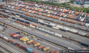 Chicago Railyard Aerial Photo - The Belt Railway Company of Chicago