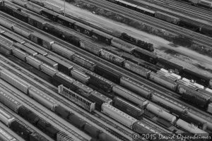 Chicago Railyard Aerial Photo - The Belt Railway Company of Chicago