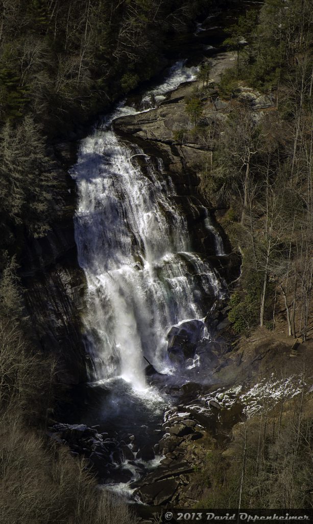 Rainbow Falls Waterfall in DuPont State Forest NC