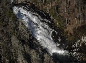 Rainbow Falls Waterfall in DuPont State Forest NC