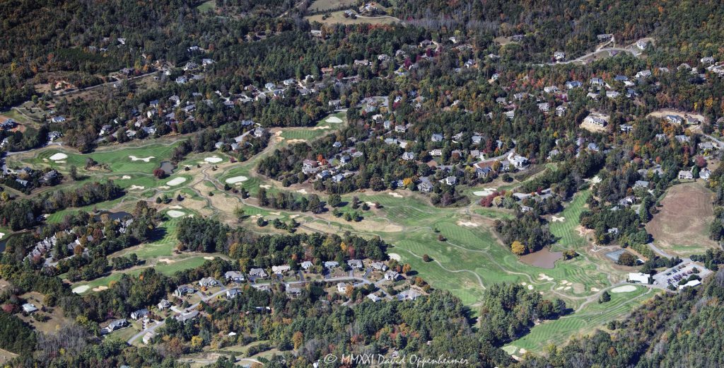 Reems Creek Golf Club golf course aerial 9168 scaled