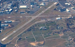 Republic Airport FRG in Farmingdale, New York Aerial View