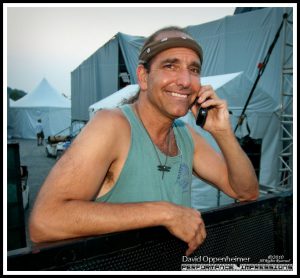 Rob Barraco Backstage at All Good Music Festival