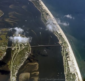 Robert Moses State Park Beach Aerial