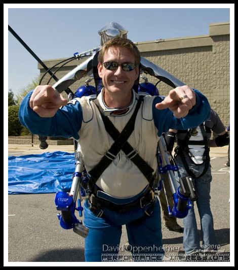 Rocketman Dan Schlund at ActionFest Film Festival Stunt Show