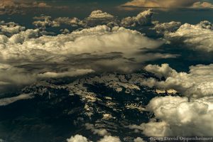 Rocky Mountains in Colorado with Snow Aerial