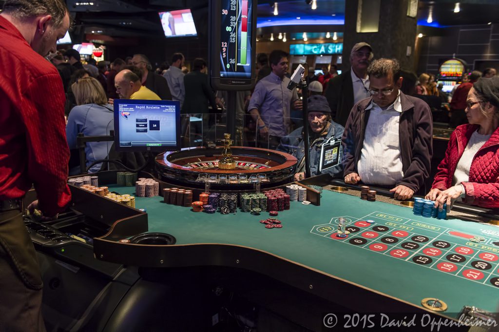 Roulette Table at Harrah's Cherokee Casino Resort and Hotel