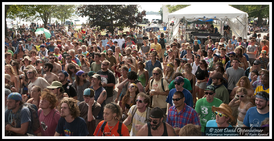 Festival Concert Crowd at Rubblebucket at Gathering of the Vibes