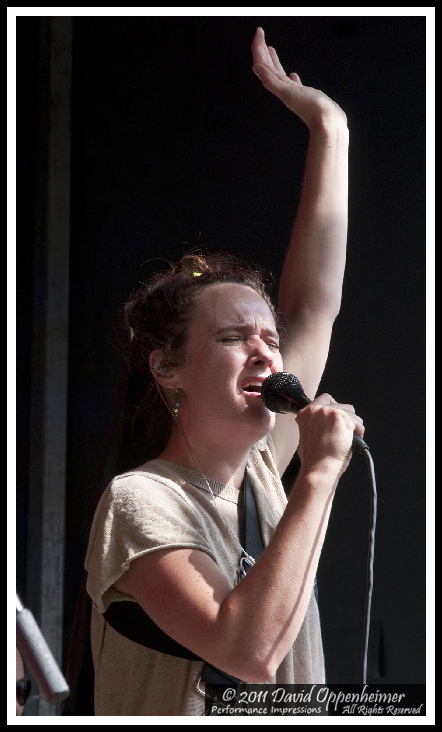 Annakalmia Traver with Rubblebucket at Gathering of the Vibes