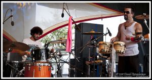 Dave Cole and Craig Myers with Rubblebucket at Gathering of the Vibes