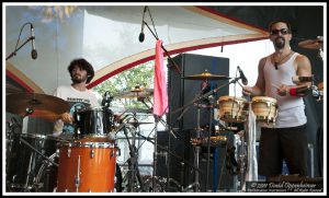 Dave Cole and Craig Myers with Rubblebucket at Gathering of the Vibes