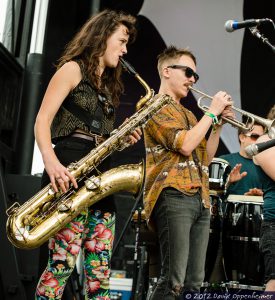 Annakalmia Traver and Alex Toth of Rubblebucket