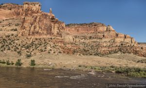 Ruby Canyon Cliffs and Colorado River in Mesa County Colorado