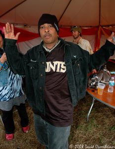 Russell Batiste Jr. Backstage with The Funky Meters