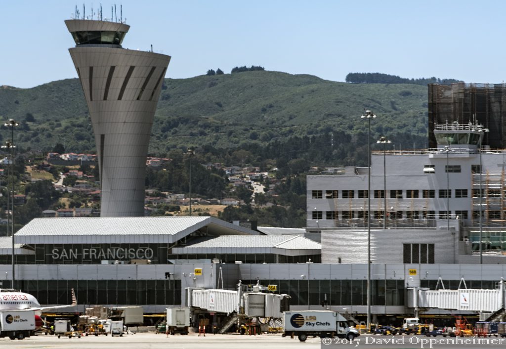 San Francisco International Airport Terminal Aerial