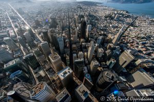 City of San Francisco Financial District Aerial Photo