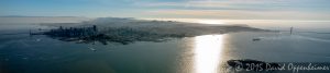 San Francisco Bay Aerial Panorama Photo