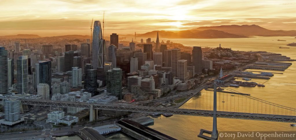 San Francisco Financial District Skyline