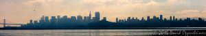 San Francisco City Skyline Silhouette