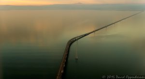 San Mateo Bridge Aerial Photo