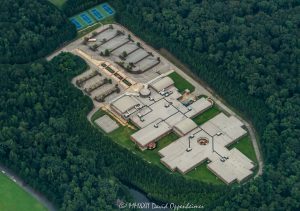 Sandtown Middle School in Atlanta, Georgia Aerial View