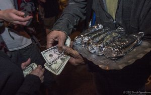 Selling Burritos in the Lot - Shakedown Street