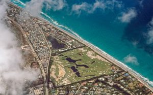 Seminole Golf Club in Juno Beach, Florida Aerial View