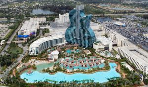 Seminole Hard Rock Hotel & Casino Hollywood Aerial View