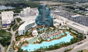 Seminole Hard Rock Hotel & Casino Hollywood Aerial View