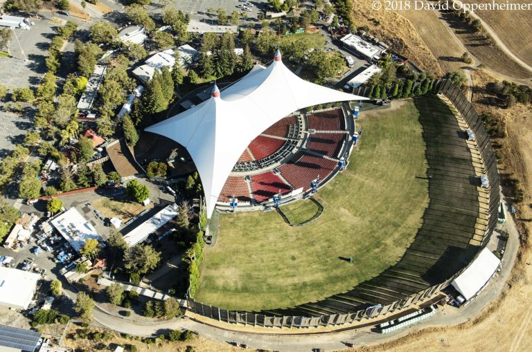 Shoreline Amphitheatre Aerial