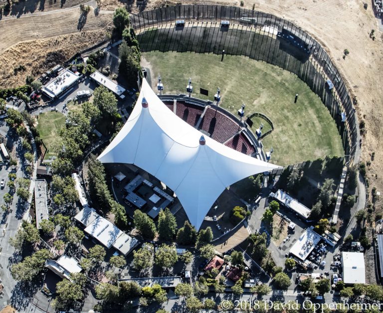 Shoreline Amphitheatre Aerial