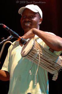 Sikiru Adepoju with the Mickey Hart Band
