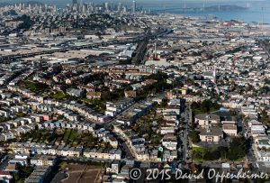 Silver Terrace Real Estate in San Francisco Aerial Photo