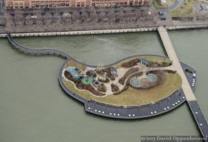 Sinatra Park and Pier C Park Aerial Photo