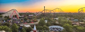 Six Flags Great America near Chicago at Sunset from Goliath Six Flags Great America near Chicago in Gurnee, Illinois, viewed at sunset from the top of the Goliath roller coaster, with Sky Striker, American Eagle and X Flight prominent across the County Fair section of the amusement park. Giant Drop rises against the sunset sky, while Fiddler’s Fling, Raging Bull and part of Maxx Force are visible across the park – © 2026 David Oppenheimer – Performance Impressions photography archives https://performanceimpressions.com Six Flags Great America, Six Flags Great America sunset, Six Flags Great America view, Great America, Great America Illinois, Great America Chicago, Six Flags, Six Flags Illinois, Six Flags Chicago, Six Flags Great America Chicago, Goliath, Goliath roller coaster, Goliath Great America, Six Flags Goliath, Goliath coaster, Goliath view, view from Goliath, roller coaster view, coaster view, amusement park view, theme park view, park view, park overview, elevated view, sunset, sunset view, summer sunset, amusement park sunset, theme park sunset, orange sky, yellow sky, evening, summer, amusement park, theme park, amusement parks, theme parks, roller coaster, roller coasters, coaster, coasters, thrill ride, thrill rides, rides, attractions, amusement ride, theme park rides, coaster park, roller coaster park, thrill park, County Fair, County Fair Six Flags, County Fair rides, County Fair midway, midway, park midway, Sky Striker, Sky Striker ride, Six Flags Sky Striker, pendulum ride, pendulum, thrill ride, Zamperla, American Eagle, American Eagle coaster, American Eagle roller coaster, Six Flags American Eagle, Eagle, wooden coaster, wooden roller coaster, racing coaster, wooden racing coaster, roller coaster track, coaster track, lift hill, first drop, Intamin, X Flight, X Flight coaster, X Flight roller coaster, Six Flags X Flight, wing coaster, wing roller coaster, steel coaster, Bolliger & Mabillard, Bolliger Mabillard, B&M, B&M coaster, Giant Drop, Giant Drop ride, Six Flags Giant Drop, drop tower, drop ride, free fall, freefall ride, tower ride, tower, Fiddler’s Fling, Fiddlers Fling, Six Flags Fiddler’s Fling, spinning ride, flat ride, Schwarzkopf, Raging Bull, Raging Bull coaster, Raging Bull roller coaster, Six Flags Raging Bull, hypercoaster, hyper coaster, hyper-twister, steel roller coaster, Maxx Force, Maxx Force coaster, Maxx Force roller coaster, Six Flags Maxx Force, launched coaster, launch coaster, launched roller coaster, S&S, S&S Worldwide, Rocky Mountain Construction, RMC, RMC coaster, wooden coaster, coaster skyline, roller coaster skyline, amusement park skyline, theme park skyline, park skyline, ride skyline, amusement park landscape, theme park landscape, amusement park panorama, theme park panorama, panoramic view, wide angle, wide-angle, Gurnee, Gurnee Illinois, Gurnee IL, Illinois, northern Illinois, Lake County, Lake County Illinois, Chicagoland, Chicago area, Chicago suburbs, Chicago, Milwaukee area, Great America Parkway, 1 Great America Parkway, Grand Avenue, Route 132, Interstate 94, I-94, 60031, Chicago attraction, Chicago attractions, Illinois attraction, Illinois attractions, Gurnee attraction, Gurnee tourism, Illinois tourism, Chicago tourism, Chicago travel, Illinois travel, Visit Chicago, visit Chicago, Visit Illinois, family attraction, family entertainment, family fun, vacation, summer vacation, road trip, Midwest travel, Midwest attraction, Midwest amusement park, Midwest theme park, United States, USA, Six Flags Entertainment Corporation, Six Flags Entertainment, Six Flags company, NYSE FUN, FUN, Six Flags stock, Cedar Fair, Marriott’s Great America, Marriotts Great America, Marriott Great America, Marriott Corporation, amusement park photography, theme park photography, roller coaster photography, coaster photography, sunset photography, travel photography, tourism photography, landscape photography, editorial photography, commercial photography, fine art photography, Six Flags photography, Great America photography, Goliath photography, amusement park art, theme park art, roller coaster art, Six Flags art, Great America art, amusement park print, theme park print, roller coaster print, Six Flags print, photographic print, fine art print, archival print, gallery print, collector print, wall art, licensing, image licensing, commercial imagery, photography licensing, art, print, fine art, commercial photography, David Oppenheimer, Performance Impressions, Performance Impressions photography archives, horizontal, 1-15213827141