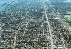 Southside Neighborhood in West Palm Beach, Florida Aerial View