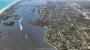 Southside and College Park Historic District in West Palm Beach, Florida Aerial View