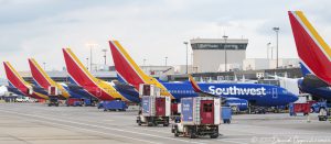 Southwest Airlines Jets at Atlanta International Airport