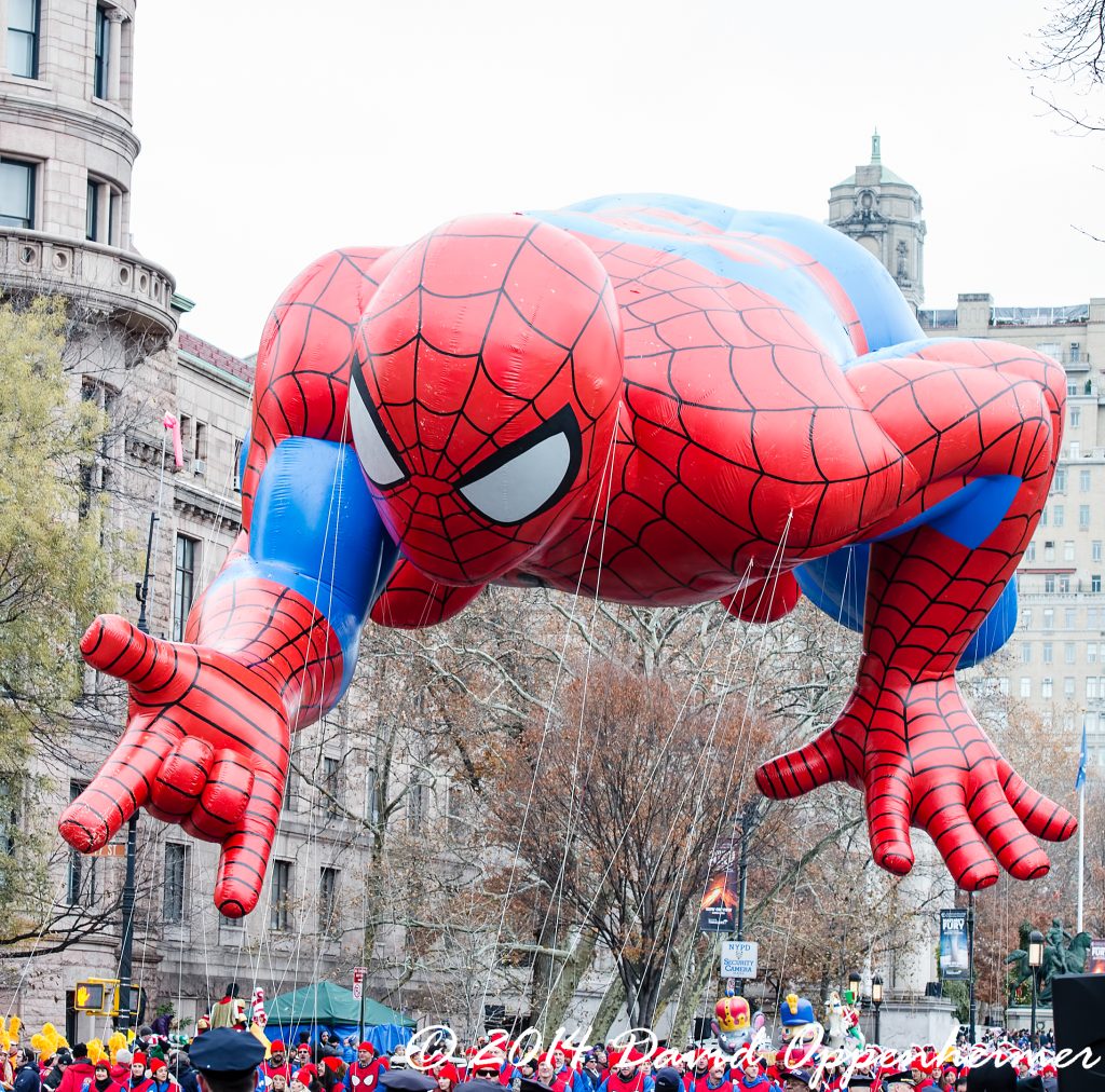 Spider-Man Balloon at Macy’s Thanksgiving Day Parade