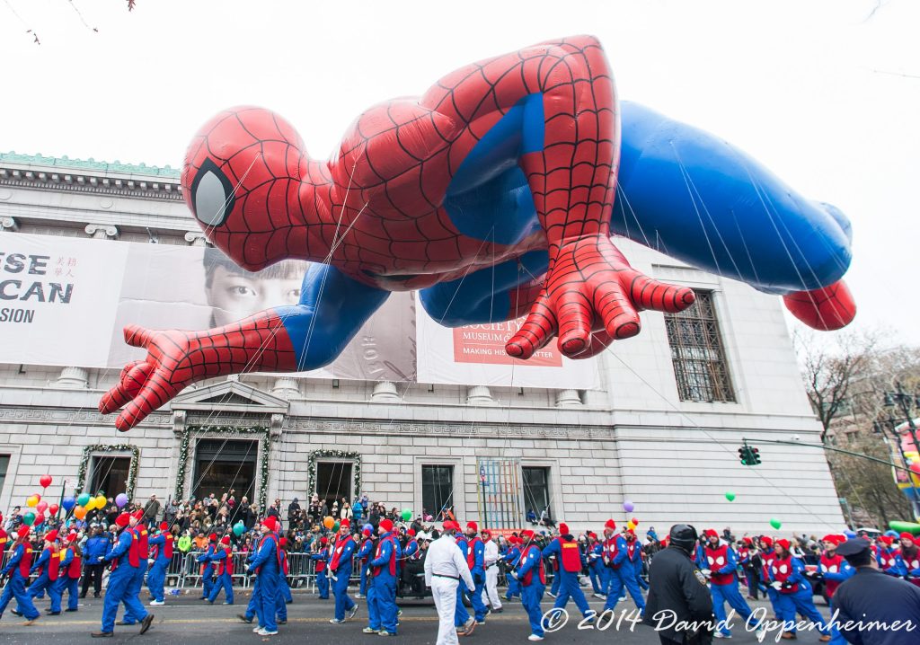 Spider-Man Balloon at Macy’s Thanksgiving Day Parade