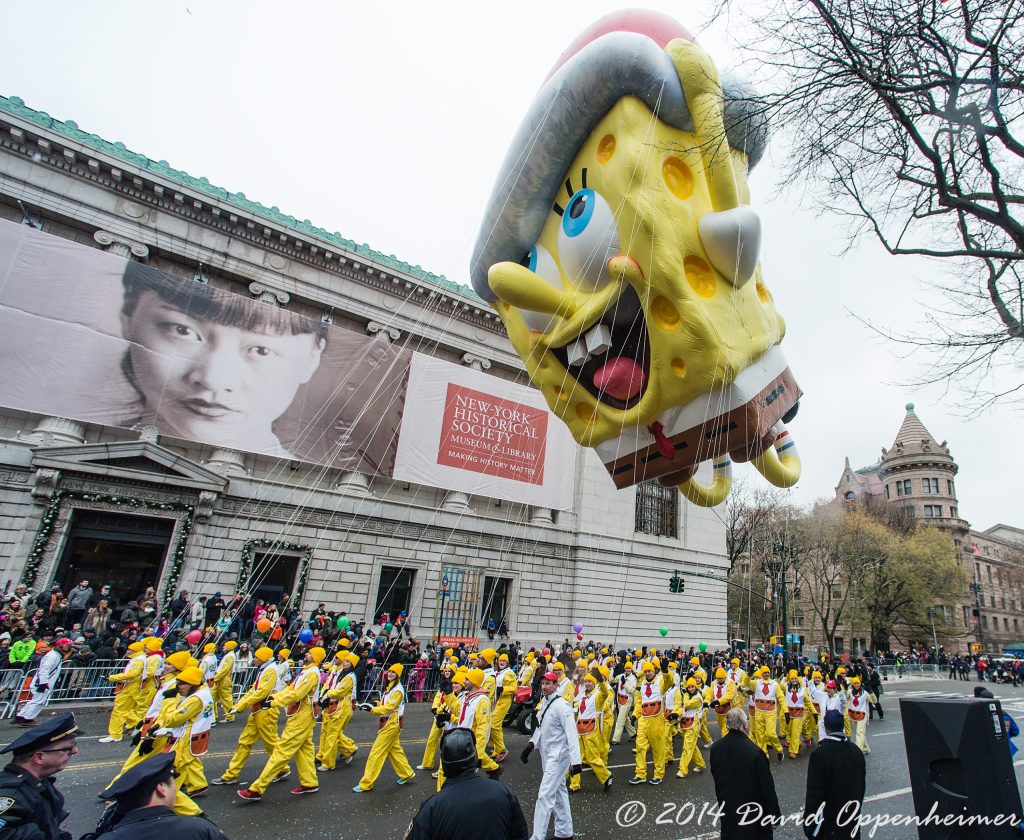 SpongeBob SquarePants Balloon at Macy’s Thanksgiving Day Parade