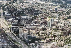 Downtown Stamford, Connecticut Skyline Aerial