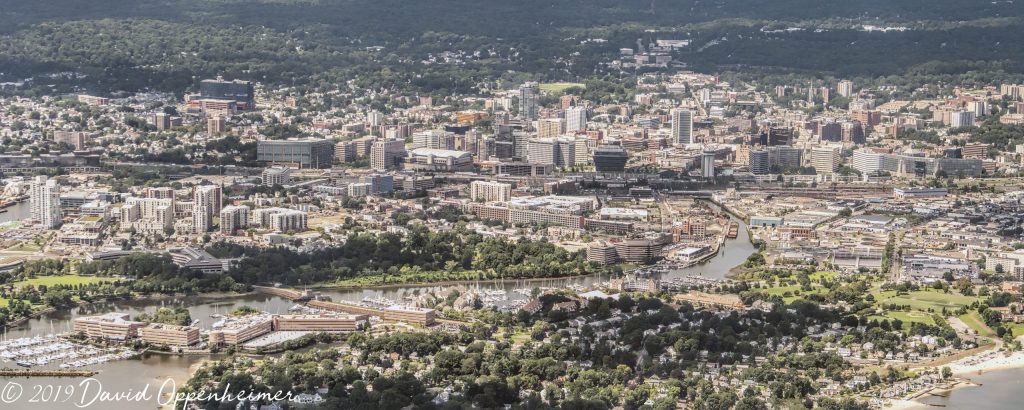 Downtown Stamford, Connecticut Skyline Aerial